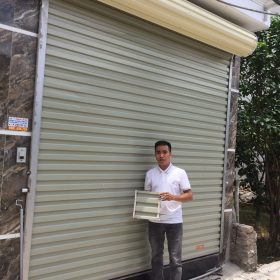 Mẫu Cửa Cuốn Tấm Liền Kéo Tay Giá Rẻ Nhất Hà Nội